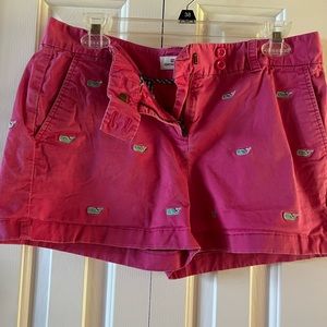 Pink Embroidered Vineyard a vines shorts